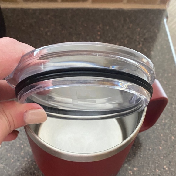 YETI Burgundy and Black Stackable Mugs - Picture 5 of 8